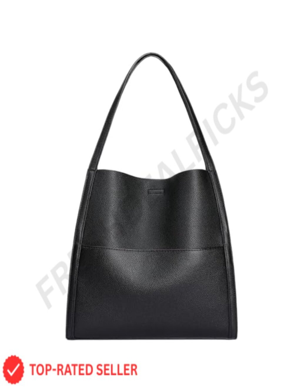 Vegan Leather Women's Large Shoulder Hobo Tote Purse Commuter Bag
